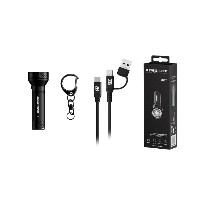  Zweibrüder ZB1T Lampe porte-clés 500 Lumens