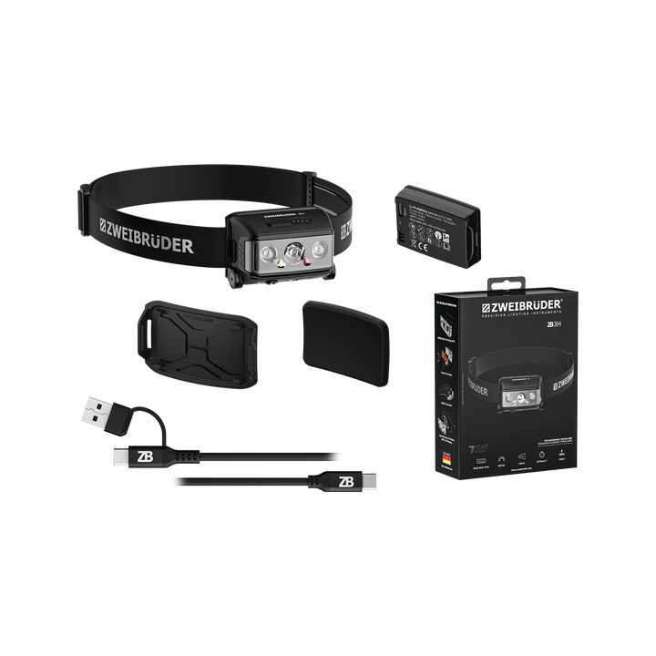 Zweibrüder ZB3H Lampe frontale 600 Lumens