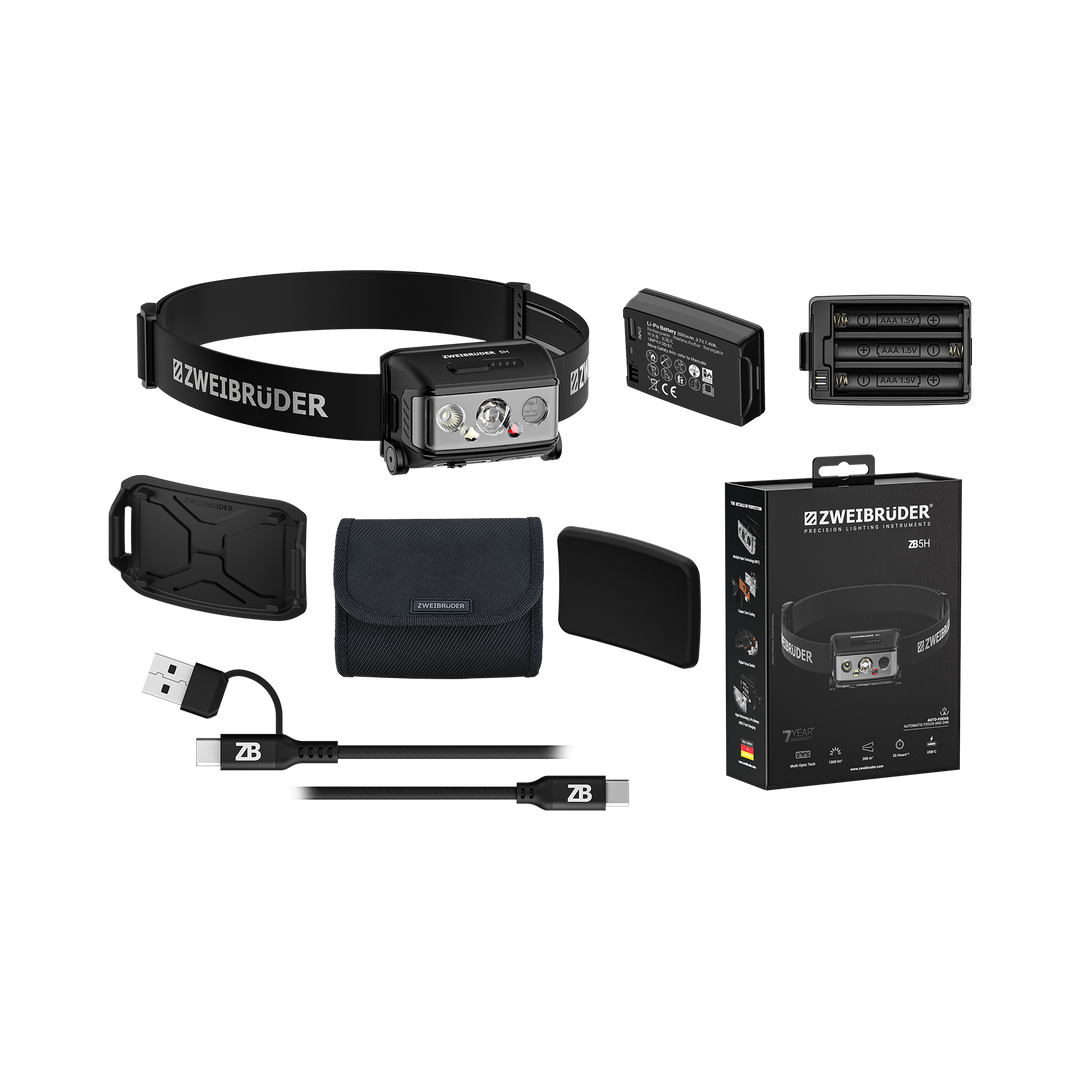 Zweibrüder ZB5H Lampe frontale 1000 Lumens