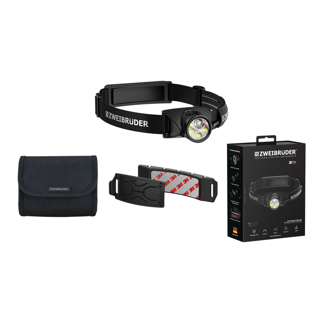 Zweibrüder ZB7H Lampe frontale 1200 Lumens