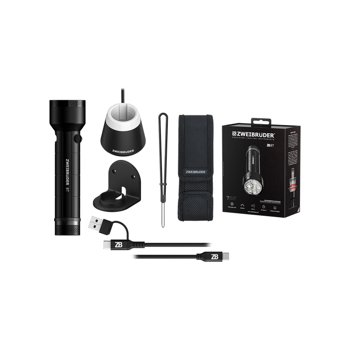 Zweibrüder ZB8T Lampe torche 4000 Lumens